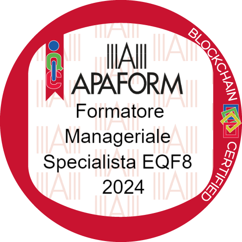 Formatore manageriale specialista livello EQF 8 stimato da APAFORM